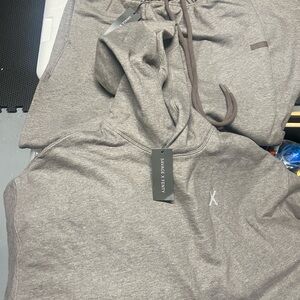 NWT Savage X Fenty Mink Brown Heather Loungewear Set Size L